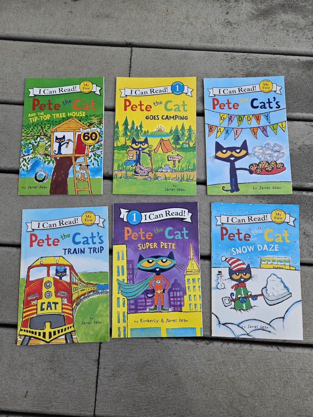 Pete the Cat I Can Read! Book Set - Colorful Children's Picture Books